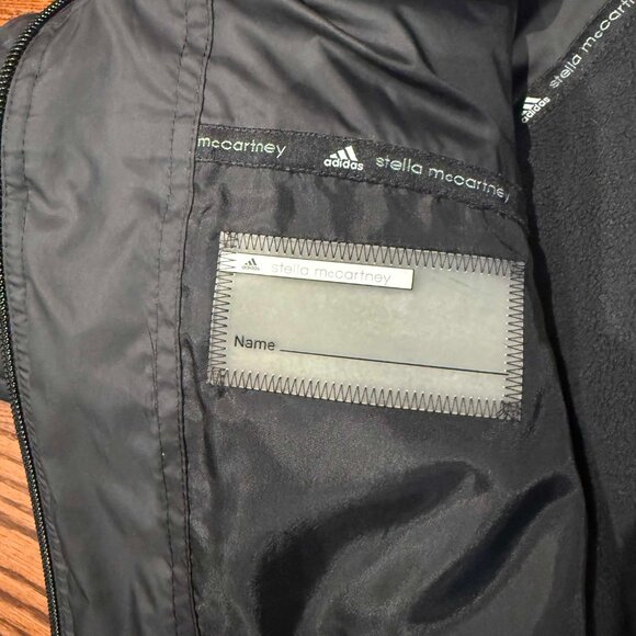 Stella McCartney X Adidas Black Puffer Quilted Jacket Size XS - Picture 9 of 9